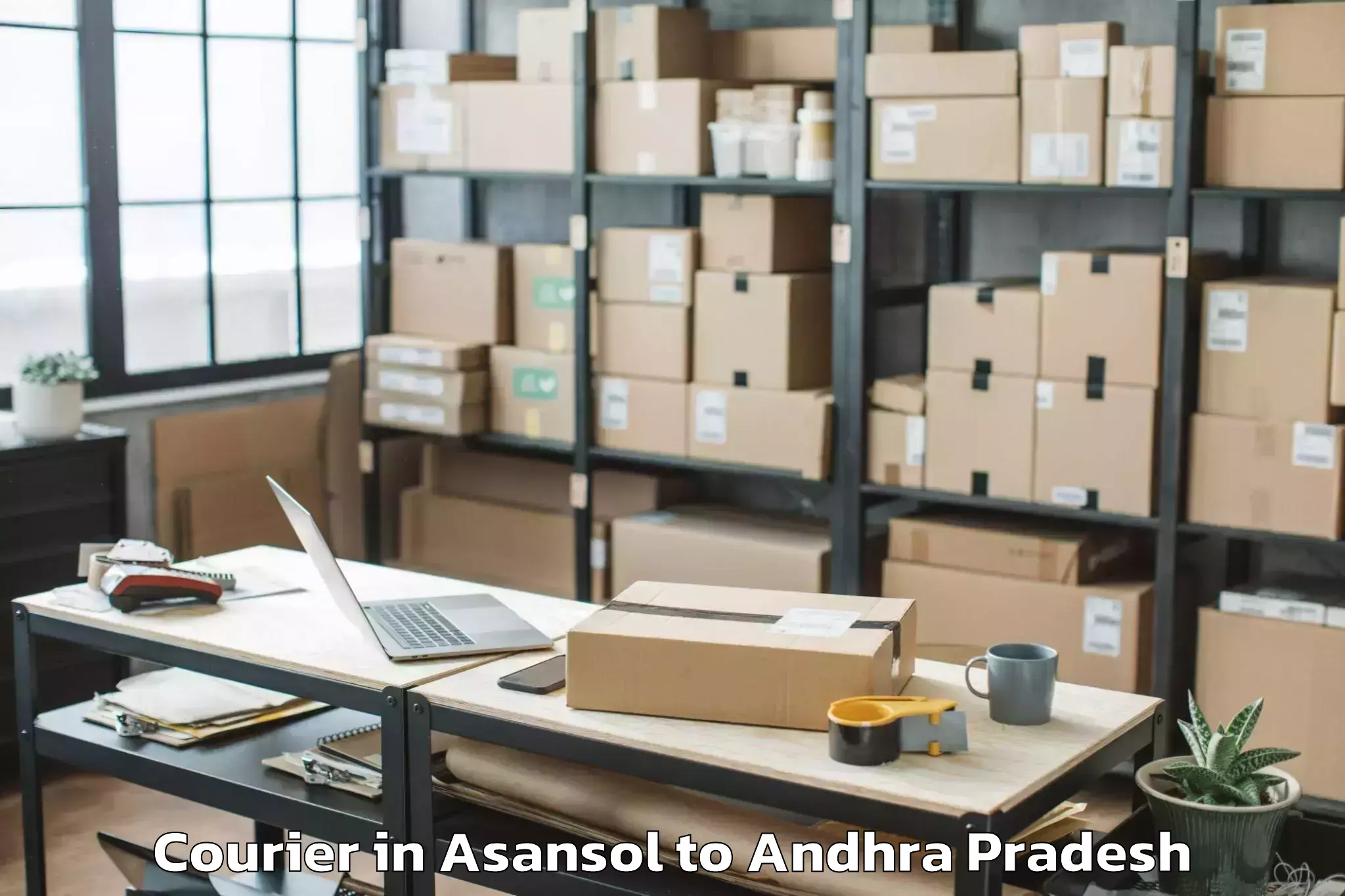 Hassle-Free Asansol to Nandivada Courier